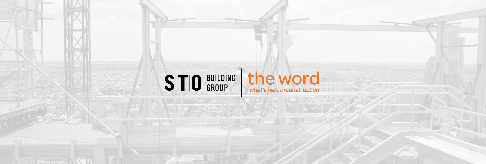 STOBG 'the word: what's next in construction' logo