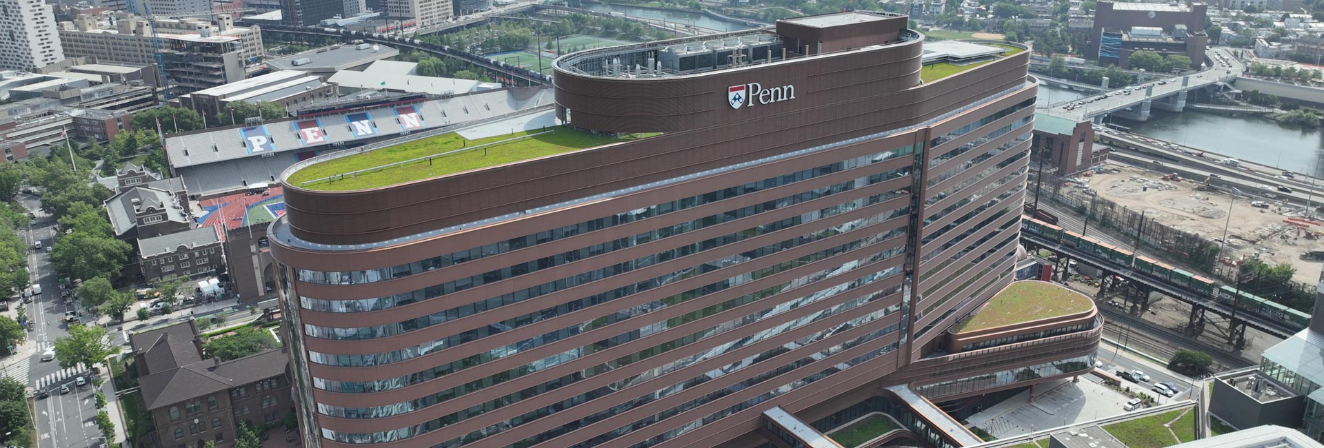 Penn Medicine Pavilion Drone exterior