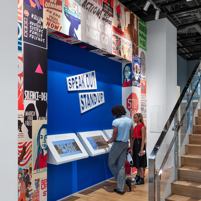 Jackie Robinson Museum interactive display