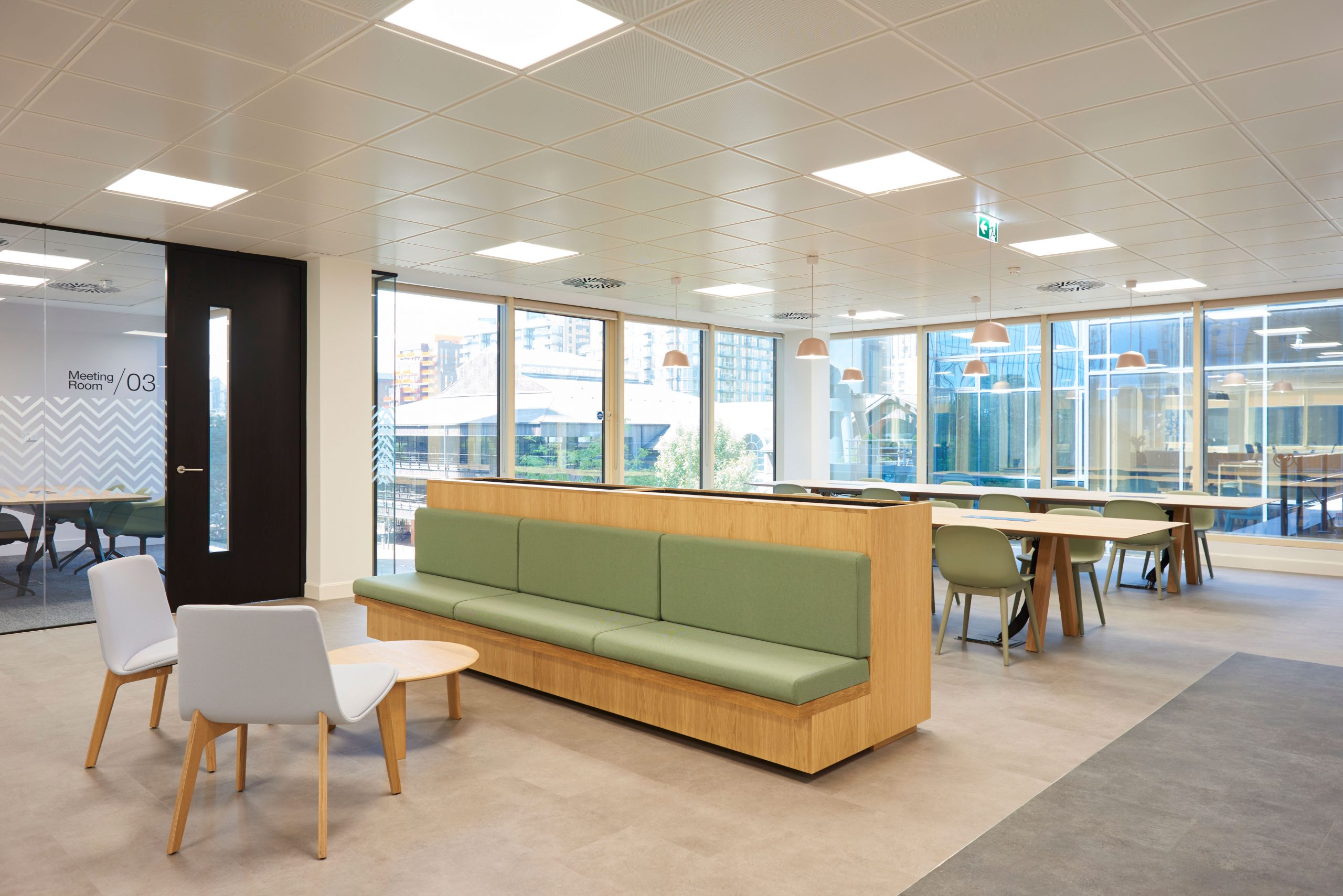 Photo of Level 1 collaboration space at HX4 by Gaw Capital in Harbour Exchange Square