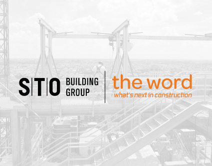 STOBG 'the word: what's next in construction' logo