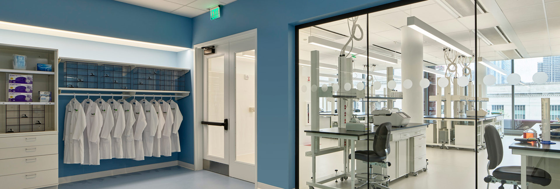 Outside view of the research lab at Spark Therapeutics
