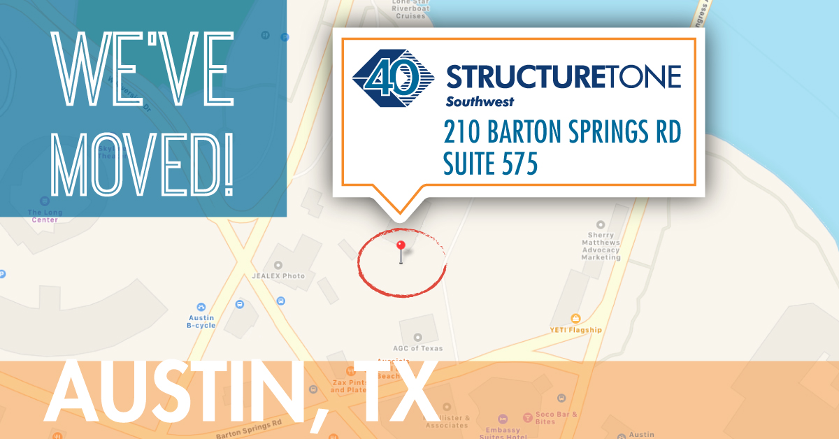 GO to Structure Tone Southwest Moves into New Austin Office