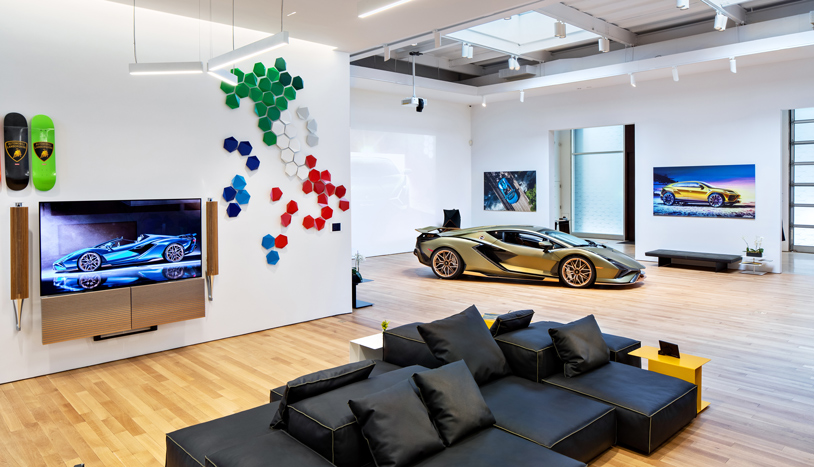 Lamborghini Lounge Showroom