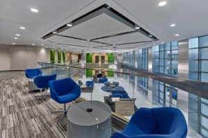 BUILDING BIG IN SMALL SPACES: Equus Capital Partners Lobby