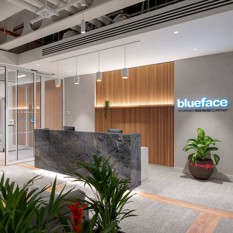 Blueface, front desk office