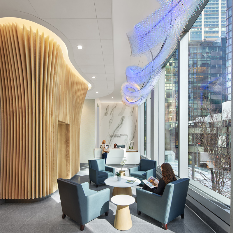 LF Driscoll Healthcare provided preconstruction and construction services for Montefiore’s new multidisciplinary ambulatory suite at the newly built 2 Manhattan West.