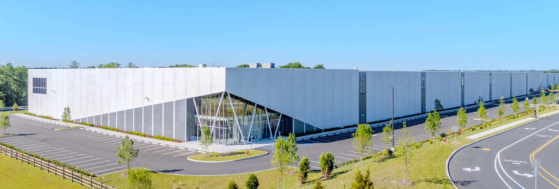 Exterior of a warehouse/distribution center.