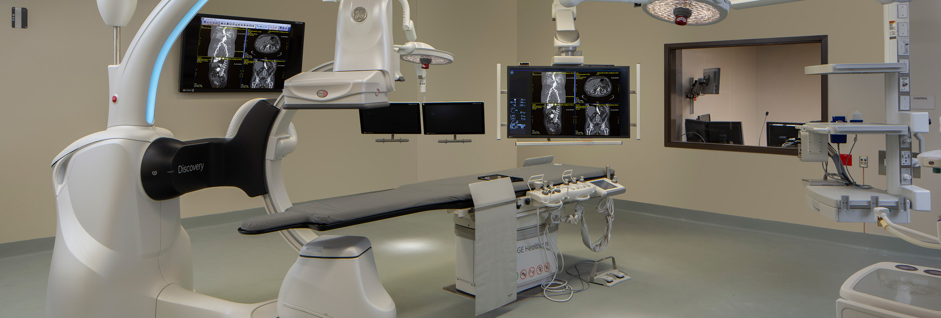 Inside one of the lab/imaging rooms at North Alabama Medical Center