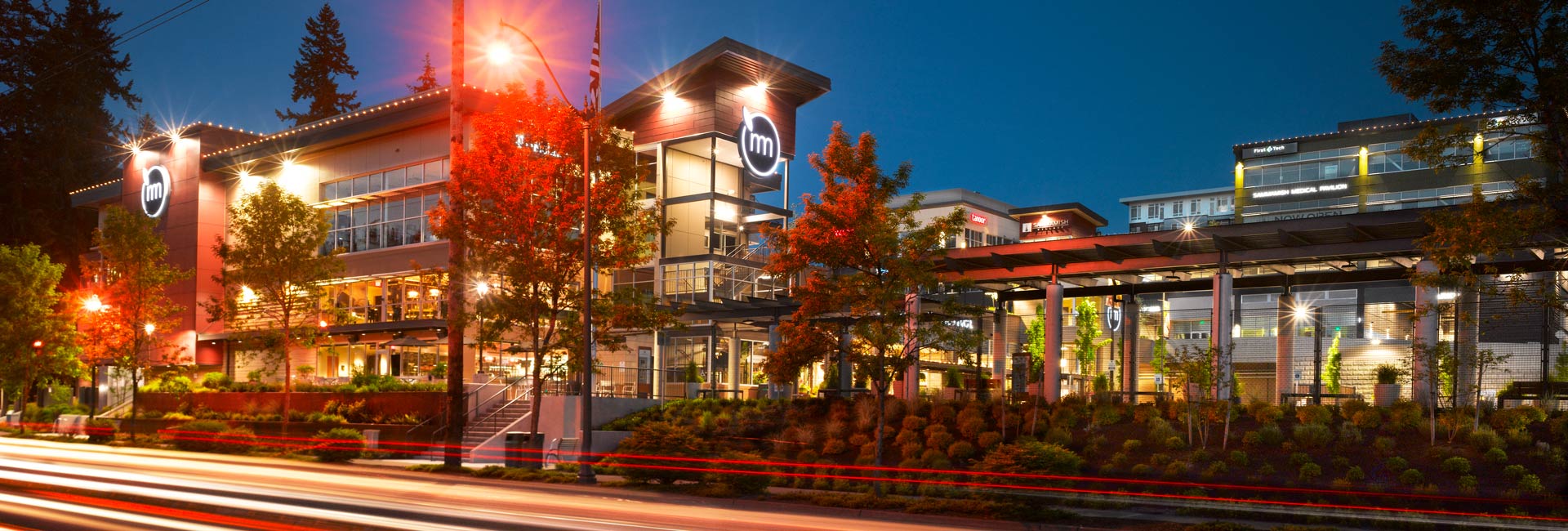 Exterior view of Metropolitan Market in Sammamish, WA.