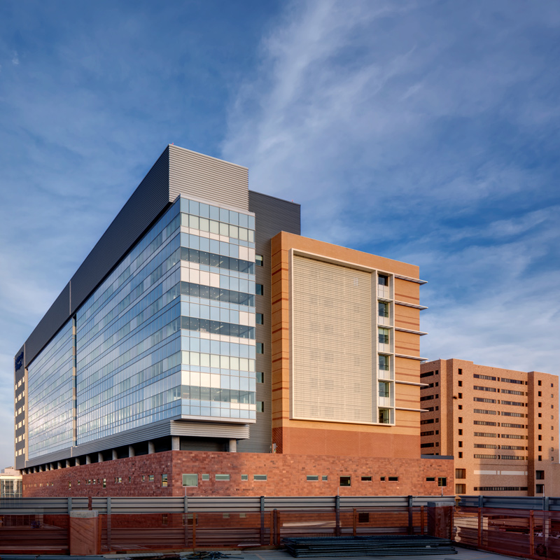 Exterior of University Hospital Sky Tower