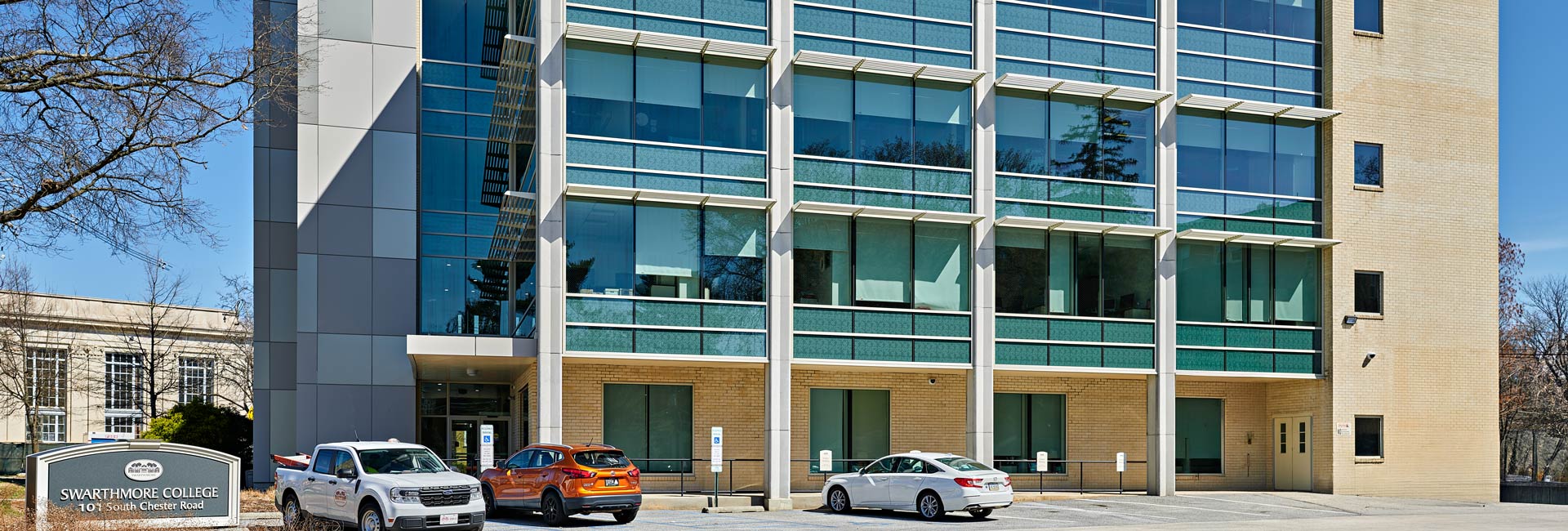 Exterior of Swarthmore College administrative office