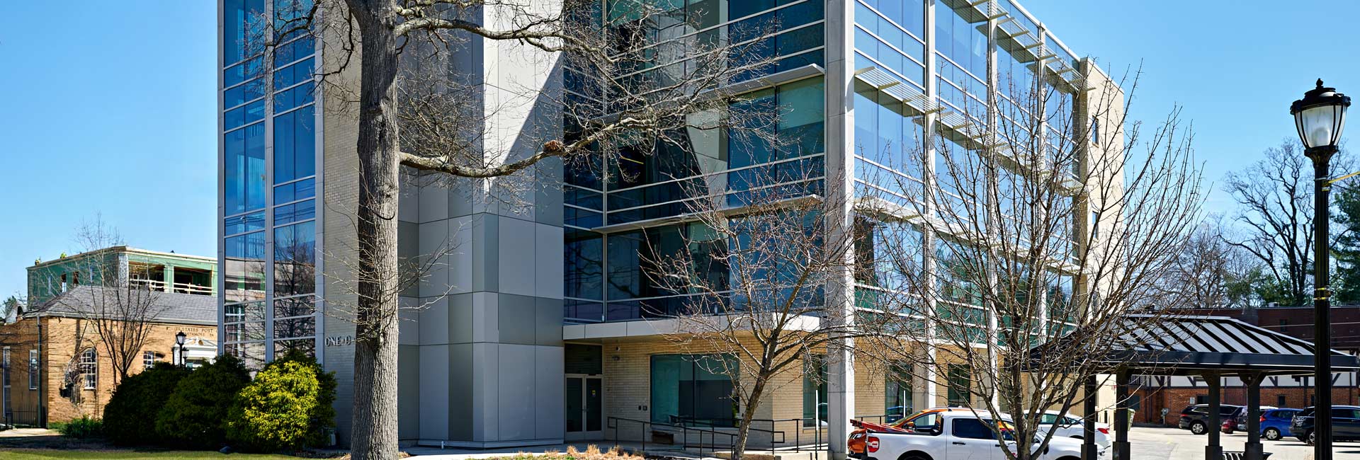 Exterior of Swarthmore College administrative office