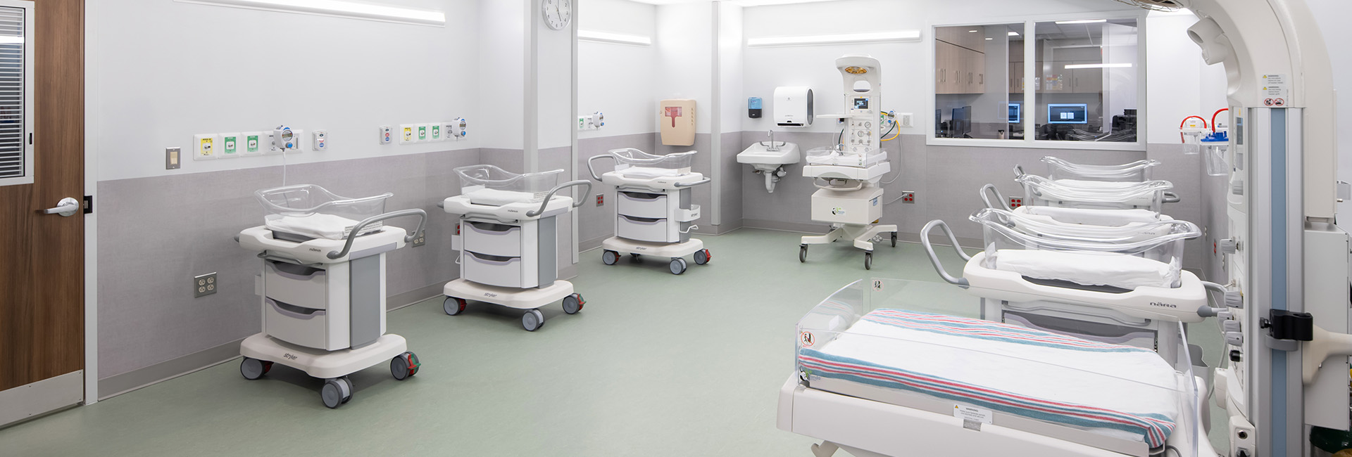 a maternity ward at the Hackensack Meridian Health, Jersey Shore University Medical Center, Ackerman Building additions built by LF Driscoll