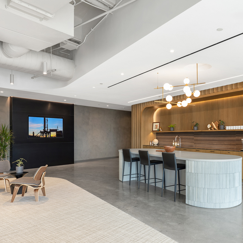 Kimmeridge Texas Gas common room renovated by Structure Tone southwest