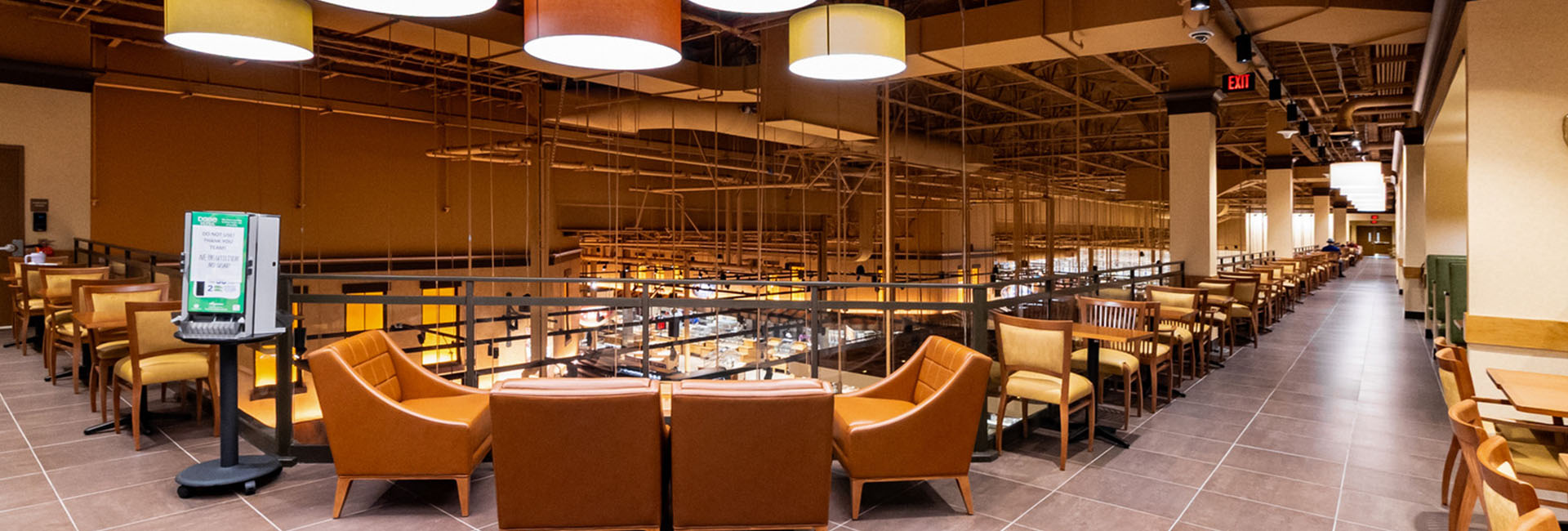 Wegmans image of the second floor open balcony built by Pavarini NE