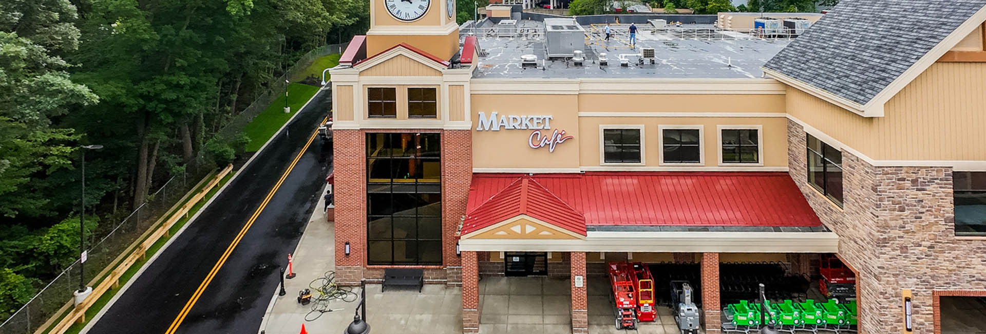 Wegmans front of the store image built by Pavarini North East