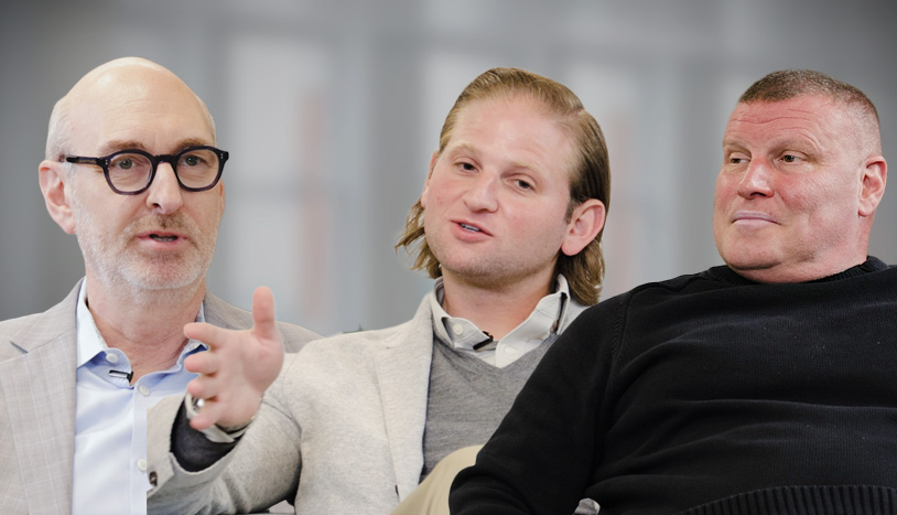 Innovation Expo Day 2+ podcast image with three people