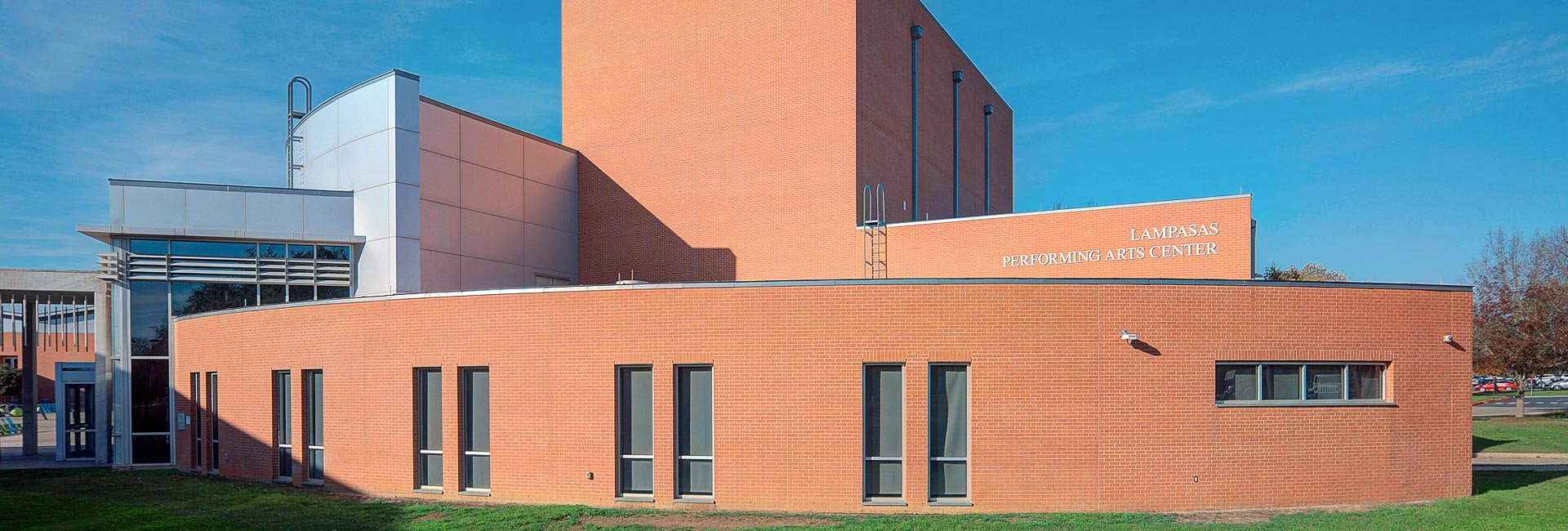 Exterior building of Alamo College Lampasas Performing Arts Center