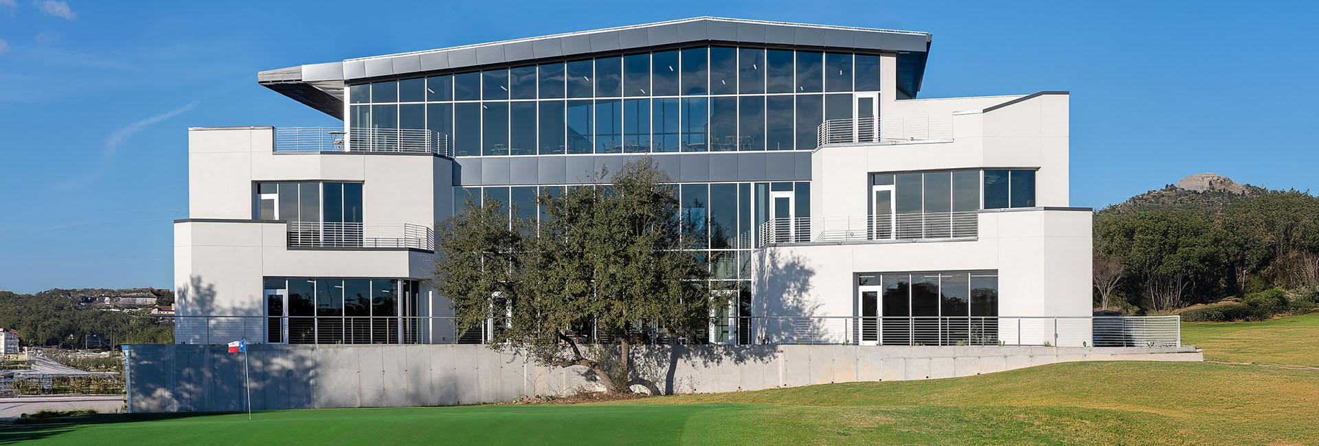 Exterior of the Providence by The Green building.