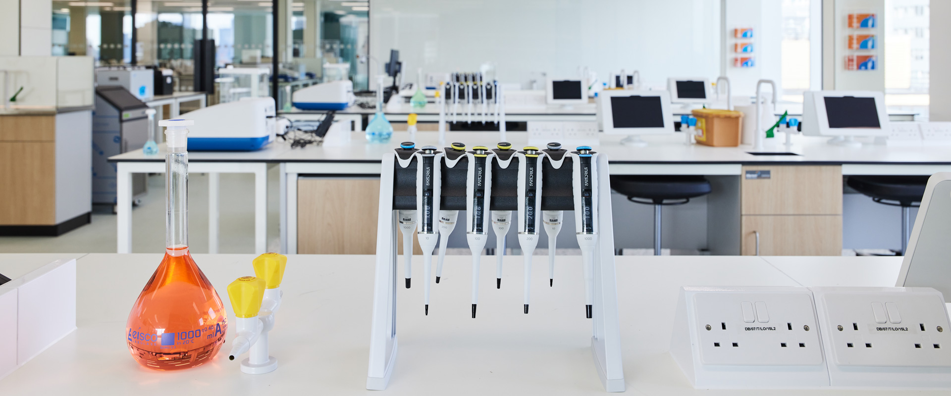 Inside of a science lab classroom