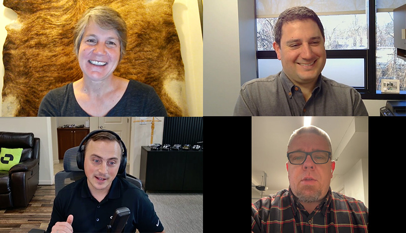 Lisa Dunmeyer, Neil Ascione, Franco Giaquinto, and Josh Enger