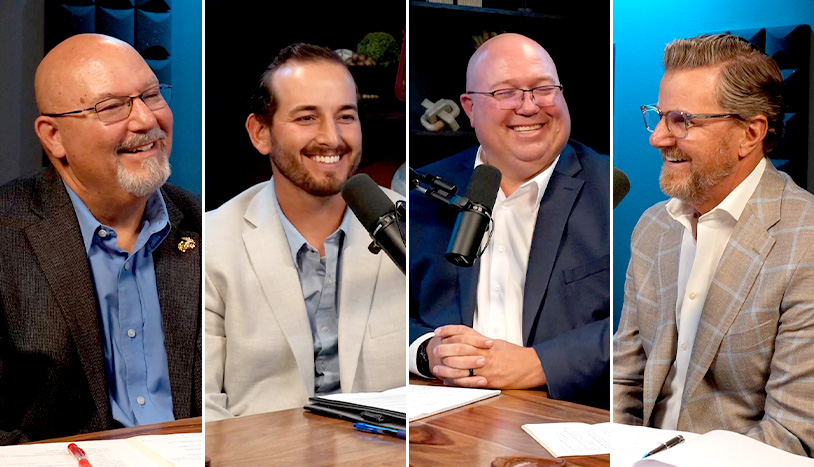 Four construction industry professionals participate in a podcast discussion about build-to-rent multifamily housing.