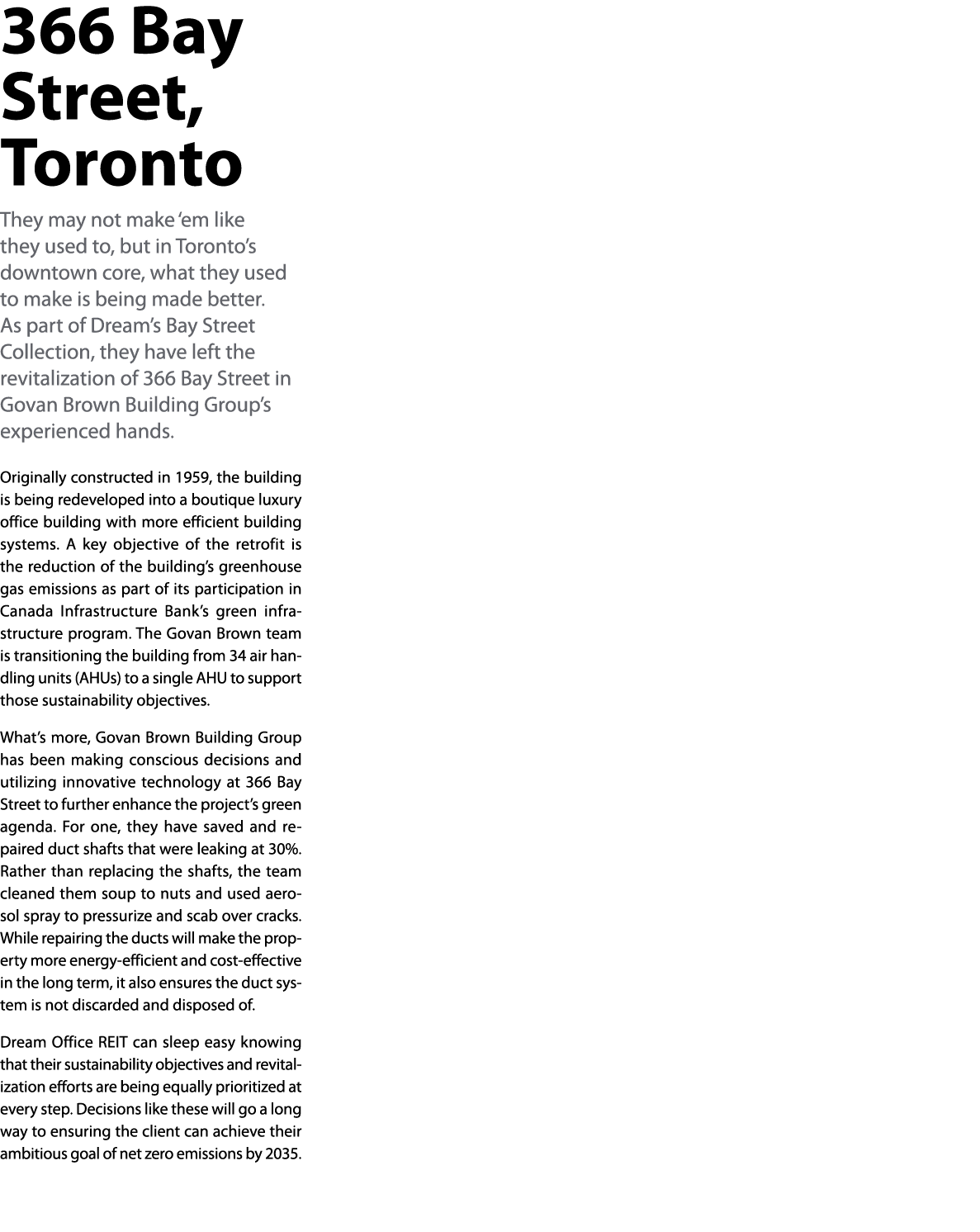 366 Bay Street, Toronto They may not make  em like they used to, but in Toronto s downtown core, what they used to ma   