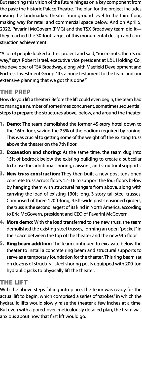 But reaching this vision of the future hinges on a key component from the past: the historic Palace Theatre  The plan   