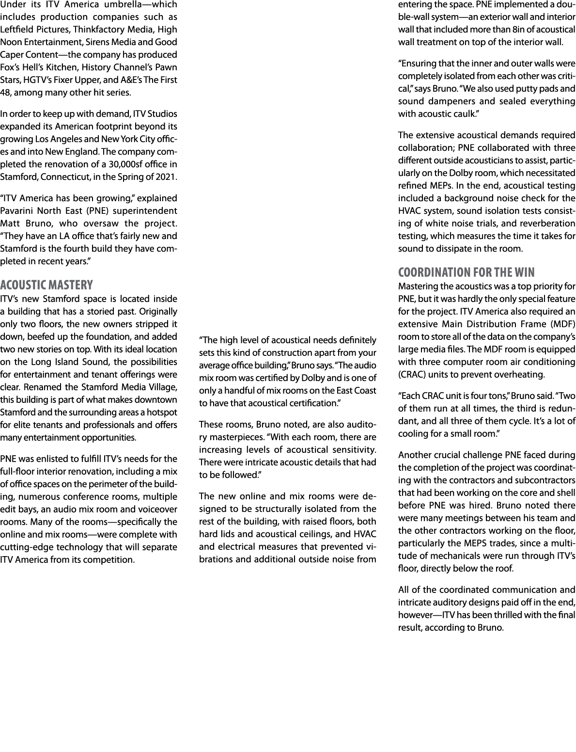 Under its ITV America umbrella—which includes production companies such as Leftfield Pictures, Thinkfactory Media, Hi   