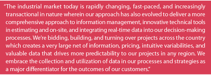  The industrial market today is rapidly changing, fast-paced, and increasingly transactional in nature wherein our ap   